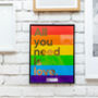 Music Print That Plays 'All You Need Is Love', thumbnail 1 of 5