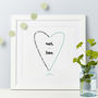 Personalised Valentine Words Or Song Print, thumbnail 3 of 5