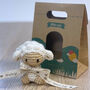 Personalised Baby's First Cot Teddy Bear Decoration, thumbnail 4 of 12
