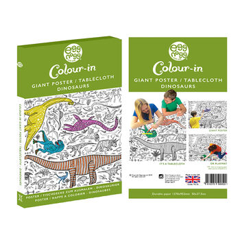 Giant Colouring Sheet Dinosaurs Personalise It, 3 of 5