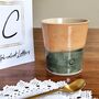 Letter C Handmade Alphabet Mug Tumbler, thumbnail 1 of 8