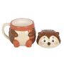 Hazel Hedgehog Lidded Mug For Her, thumbnail 4 of 4