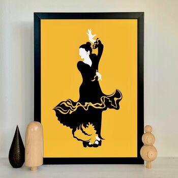 Flamenco Dancer Print, 3 of 8