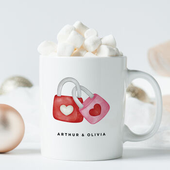 Valentine’s Day Mug Gift With Names, 3 of 8