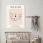 Picasso Pink Butterfly Art Print, thumbnail 3 of 3