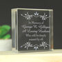 Personalised Sentiments Memorial Crystal Token, thumbnail 2 of 6