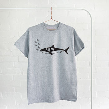 Adult Personalised Shark T Shirt, 4 of 7