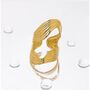 Textured Wave Adjustable Ring Open Statement Band, thumbnail 6 of 6