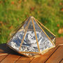 Large Diamond Glass Succulent Terrarium, thumbnail 4 of 8