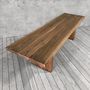 Millenium Walnut Dining Table With Slab Legs, thumbnail 2 of 3