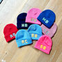 Embroidered Kids Beanie Hat, thumbnail 1 of 10