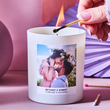 Personalised Engagement Candle Gift, 2 of 3