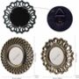Pack Of Three Vintage Wall Mirrors Round Mirrors, thumbnail 11 of 12