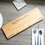 Personalised 5th Anniversary Wood Gift Serving Board, thumbnail 3 of 5