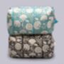 Majha Floral Pattern Quilted Cotton Washbag In Aqua, thumbnail 5 of 5