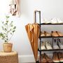 Multi Tier Stackable Shoe Storage Organiser Rack, thumbnail 7 of 9