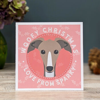 Personalised Woofy Christmas Card Choose From 30 Breeds, 10 of 10