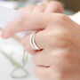Personalised Simple Infinity Russian Band Ring, thumbnail 7 of 12