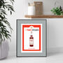 Personalised 'It's Always Pimm's O'clock' Print, thumbnail 4 of 4