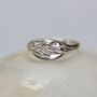 Silver Olive Branch Signet Ring, thumbnail 9 of 9