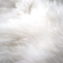 Pure White Icelandic Sheepskin Rug 100% Natural, thumbnail 3 of 3