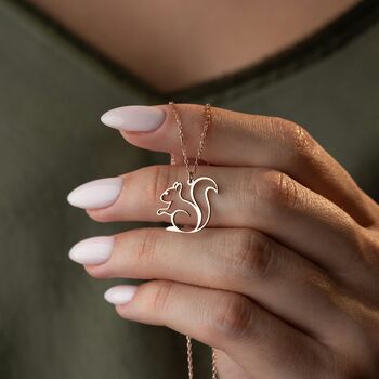 Woodland Magic Squirrel Necklace, 5 of 9