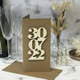 Personalised Wedding Date Card, thumbnail 3 of 12