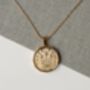 1946 80th Birthday Brass Threepence Coin Pendant, thumbnail 2 of 3