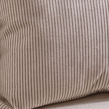 Riseley Cotton Stripe Cushion, 3 of 3