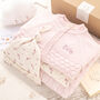 Unisex Baby Pebble Cardigan, Babygrow, Hat And Blanket Set, thumbnail 6 of 12