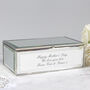 Personalised Message Mirrored Jewellery Box, thumbnail 5 of 8