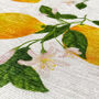 Lemons And Floral Cushion Cover With Yellow And Green, thumbnail 6 of 7