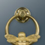 Brass Bumble Bee Ring Door Knocker Brass Finish, thumbnail 1 of 5