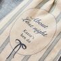 Personalised About Last Night Canvas Drawstring Gift Bag, thumbnail 2 of 2