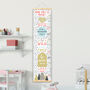 Personalised Dotty Be Wild And Free Height Chart, thumbnail 4 of 7