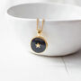 Gold Plated Black Star Necklace, thumbnail 5 of 8