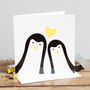 Penguin Me And You Anniversary Card, thumbnail 2 of 3