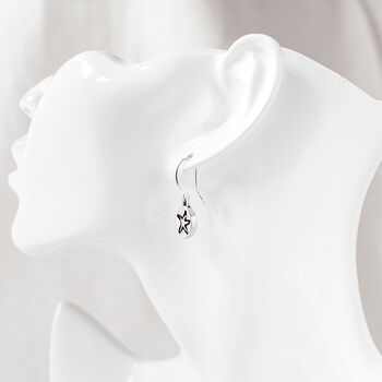 Silver Plated Starfish Earrings, 10 of 10