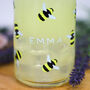 Personalised Traditional Bee Name Printed Can Glass, thumbnail 3 of 8