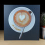 Frothy Love Je T'aime Frothy Heart Card, thumbnail 1 of 2