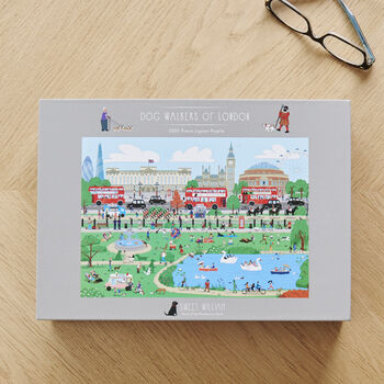 Dog Walkers Of London Jigsaw Puzzle, 2 of 12