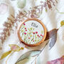 Floral Name Rose Gold Compact Mirror, thumbnail 4 of 8