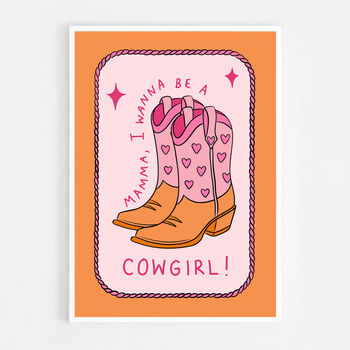 Cowgirl Boots Print, 5 of 5