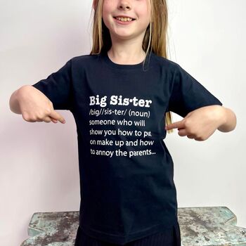 Big Sister Definition T Shirt, 2 of 8