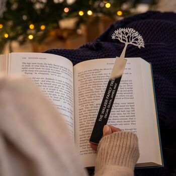 Personalised Christmas Family Tree Bookmark, 2 of 12