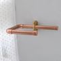 Set Of Industrial Copper Curtain Tie Backs, thumbnail 3 of 4