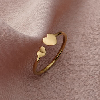 Personalised Heart Open Ring, 4 of 8