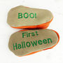 First Halloween Googly Eye Baby Shoes Single Pair, thumbnail 2 of 4
