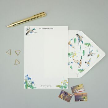 Water Birds Personalised Writing Paper, 9 of 9
