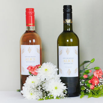 Personalised Pinot Grigio Wine Lovers Double Gift Pack, 2 of 11